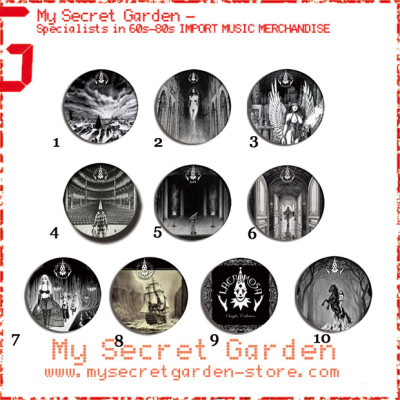 Lacrimosa - Satura, Inferno, Stille Album Pinback Button Badge Set ( or Hair Ties / 4.4 cm Badge / Magnet / Keychain Set )